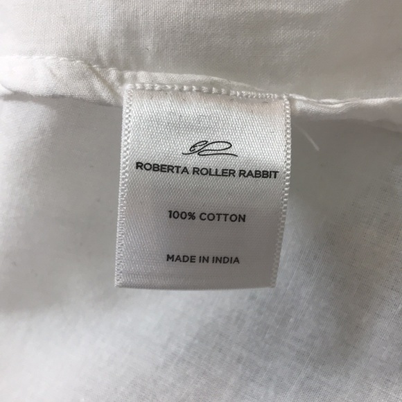 Roberta Roller Rabbit White & Pink Embroidered Tunic - Picture 8 of 9